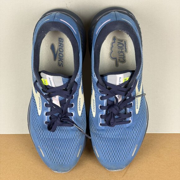Brooks Adrenaline GTS 22 Athletic Running Shoes Womens 10 Blue White Low Top - Picture 9 of 12